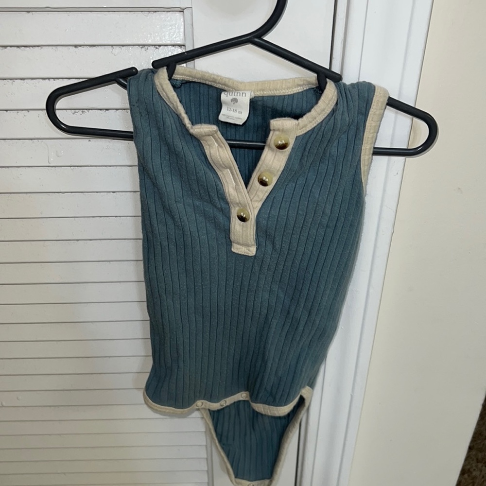 Kate Quinn 12-18 months summer body suit.